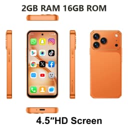 2026 New ONEMYTH Orange A18 Pro&A19 Pro, 3.99″/4.5″, 2000mAh Battery, 4G Network Dual SIM Cards, mini Smartphone