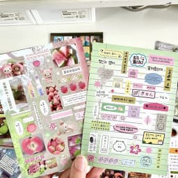 32piece/book Y2K Retro Cute Bear Diary Sticker for Phone Camera Journal Postcard DIY Kawaii Decoration Sticker Gift