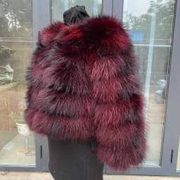 Women's Fur Coat - Winter Women's Warm Natural Raccoon Fur Coat - Fashionable Luxury Mainstream Brand Genuine Leather Coat