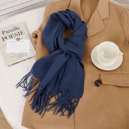 70Color Solid Winter Women Scarf Warm Thicken Cashmere Shawl Outdoor Tassels Pashmina Lady Wrap Windproof Scarves Fashion Luxury