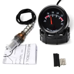Universal 2'' 52MM Water Temperature Gauge 40-120℃ Oil Temp Gauge Oil Pressure Tachometer Vacuum Meter Digital 12V Car
