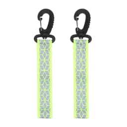 2PCS Backpack Reflective Straps Reflective Safety Keychain For Backpack Carefully Designed Safety Supplies For Camping