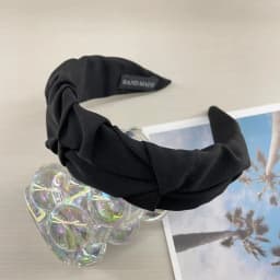 Solid Color Knotted Headband For Women Soft Fabric Wide Hairband Fashion Turban Hair Hoop Girls Daily Hair Accessories