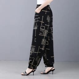 Cotton Silk Pants Women New Spring Summer Elastic High Waist Harem Pants Fashion Printed Casual Wide Leg Pants Female Trousers