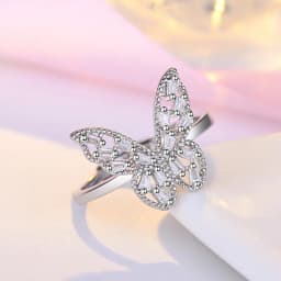 925 Sterling Silver Ring Sparkle Zircon Luxury High Quality for Women Rings Wedding Fine Jewelry Accessories Party Gift