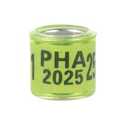 PHA 2026/2027 Pigeon Foot Ring ID 8mm With Numbers Aluminum Plastic Racing Pigeon Outdoor Training Marking Ring 60 Pcs
