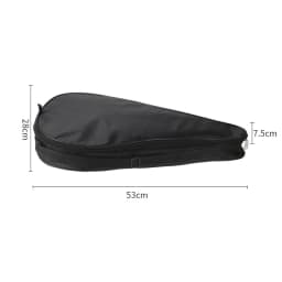 Oxford Black Padel Paddle Bag Cover For Various Tennis Racket Soft Face Carbon Fiber EVA Racquet Unisex Tennis Shoulder Bags