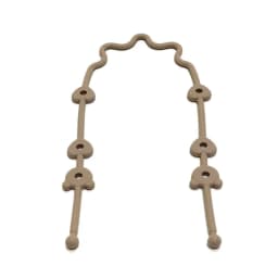 Baby Pacifier Chain with Safety Straps Silicone Holder Stroller & Highchair Accessory Drinking Cup Holder Strap for Pram