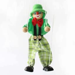 Marionette Puppets Clown Pull String Doll Birthday Christmas Gifts Theater Puppetry Party Favors For Kids Boys Girls Adults