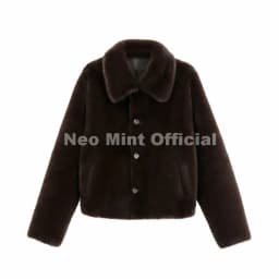 Neo Mint 2026 Winter New Windproof Shearling Jacket Women Brand Fashion Reversible Faux Mink Fur Coat Girls Short Warm Overcoat