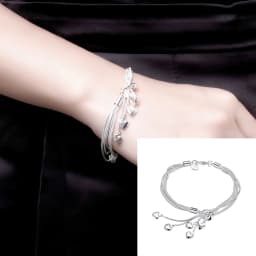 New 925 Sterling Silver Metallic Belt Vintage Punk Bracelet Bangle For Woman Girl Fashion Jewelry Gift Dropship Wholesale