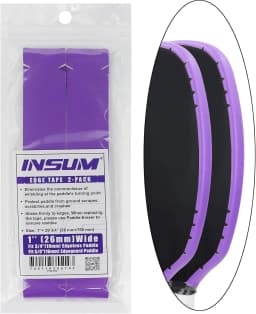 Pickleball Paddle Protection Tape 23/26mm Width-PU Interwoven Texture Edge Tape,for 13mm/16mm/20mm Thicknesse Pickleball Paddles
