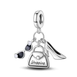 925 Sterling Silver Western Cowboy Boots Hobby Series Pendants Bracelet Charms Fit Jewelry Party Beads DIY Fine Gifts Accessory