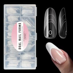 150pcs French Line Nail Form Insert Capsule Ongle Reverse Popits Dual Top Form Extended Nail Dual Form Tips for Salon