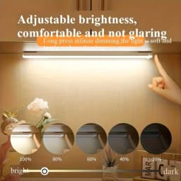 Motion Sensor Light Indoor Wireless LED Night Light Type C Rechargeable Light Cabinet Wardrobe Light Staircase Backlight Kitchen