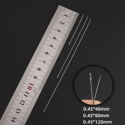 30pcs Metal Beading Needles For Beads Threading String Tambour/Jewelry Bracelet Necklace Making Pins Cord Tools Pins DIY Tool
