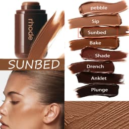 Skin Pocket Bronzer Stick Cream Contour Bronzing Balm Buildable Natural Warm Blush Shade Waterproof Long Lasting Face Makeup