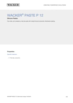 WACKER P12 90ML White Thermal Conductive Silicone for Electronic Components