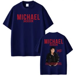 King of Pop Michael Jackson Bad Era Graphics T Shirts Men Women Fashion Classic Pop Music T-shirt Short Sleeve Oversized T Shirt