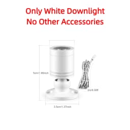 10PCS 5PCS Cabinet LED Lighting Kit 12V 3W LED Spotlight Downlight With Dimmable Touch Switch For Exhibition Case Counter Shelf