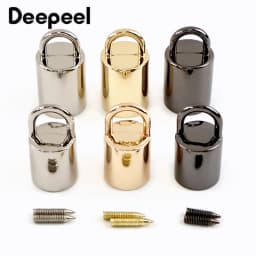10/20Pcs 11/14mm Metal Buckles Bag Strap End Stopper Buckle Tassel Cap Clasp for Bags Handle Cord Lock Hanging DIY Accessories