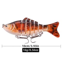 1 PCS Wobblers Fishing Lures Artificial Multi Jointed Sections Artificial Hard Bait Trolling Pike Carp Fishing Tools