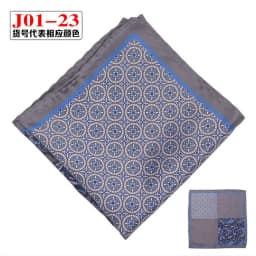 Men Pocket Square Print Real Satin Small Square Scarf Gentleman Business Suit Shirt Chest Scarf Handkerchief 24*24cm