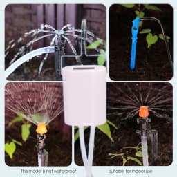 Pump Timer Watering Irrigation Kit for Balcony Indoor Bonsai Plants 2/4/8 Drippers Micro Controller System Home Garden Sprinkler