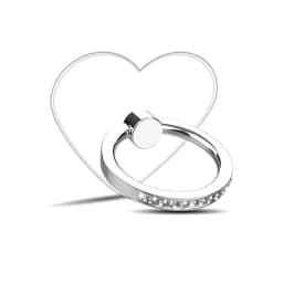 Cell Phone Ring Holder Stand Diamond Transparent Finger Grip Clear 360° Degree Rotation Kickstand Compatible IPhones