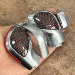 Car Gear Lever Upgrade Carbon Fiber Material Side Cover Suitable for Volkswagen Golf 7 GTI R Tiguan Passat B7 B8