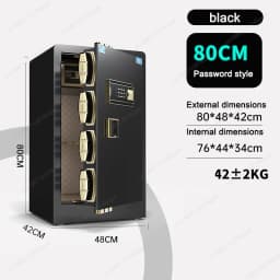 Thickened Alloy Steel Single Door Fireproof And Waterproof Safe Password/Fingerprint/WIFI Unlock Anti-theft And Anti-pry Safe