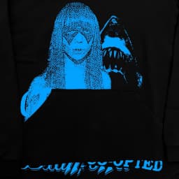 New Men Raf SS03 shark Consumed Penelope Pullover Hoodies Hoody Hooded Sweatshirts Velvet Cotton Thick Fleece US E128