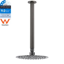 **Sydney Stock** KYLINS Brushed Gold Gun Metal Chrome Black 8-16'' Rain Shower Head Set Ceiling Arm Mixer Taps WELS WATERMARK