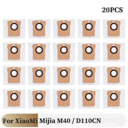For Xiaomi Mijia M40 / D110CN Robot Vacuum Spare Parts Main Side Brush Hepa Filter Mop Cloth Dust Bag Accessories Replacement
