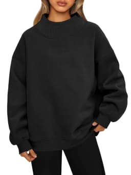 Womens-Oversized-Mock-Neck-Sweatshirt-Shoulder-Cut-Out-Design-Solid-Color-Long-Sleeve-Autumn-Lazy-Fit-Casual-Commuter-Pullover-T