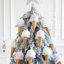 1Set Christmas Ornaments Cone Lollipop Macaroon Ice Cream Xmas Tree Balls Hanging Pendant New Year Gift Navidad Home Party Decor