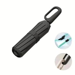 Extra Large Reinforced Wind-resistant Rain-resistant Dual-purpose UV-resistant Fully Automatic Ring-buckle Umbrella
