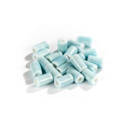 10mm 20pcs Small Tube Pure Color Ceramic Beads Handmade Jewelry Making Supplies Bulk Wholesale Necklace Joias Diy #XN336-1