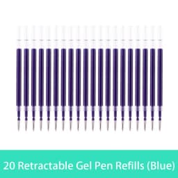10/20/30 pcs/set 0.5mm Gel Pen Refills Red Blue Black Ink Stationery Writing Supplies Office Signature Rods Office School Needle