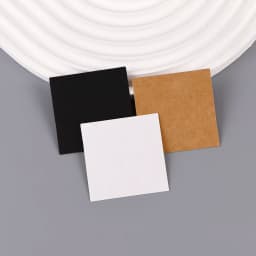 50 Pcs 5x5cm Blank Jewelry Display Paper Label With Or Without Bags Wholesale Packaging Earrings Necklaces Reveal Card Supplier
