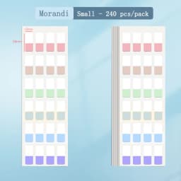 240PCS Sticky Notes Loose-leaf Paper Index Stickers Label Stickers Classification Instructions Sticky Strong Bookmark