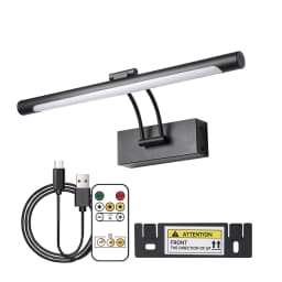 Wall Lamp Usb Rechargeable 4400mAh 5V LED Wall Lights Wireless Picture Light with Remote Control Home Bedroom Decoration