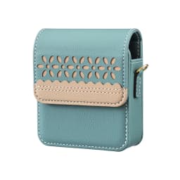 Luxury Embossed Small Flower Universal Bag Case For Samsung Z flip 7 6 5 4 3 7Fe Long Lanyard Shoulder Strap Back Cute Cover