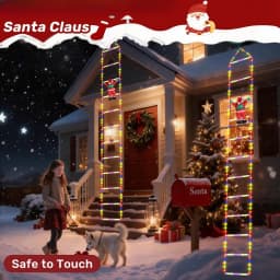 1/3M Santa Claus Climbing Ladder String Lights USB 8 Modes LED Lamp Christmas Decoration for Garden Cristmas Tree New Year Gift