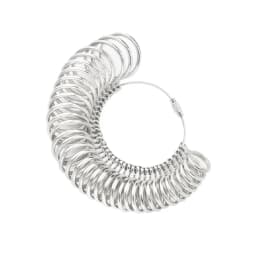 NIUPIKA HK/US/JP/UK/EU Aluminum Ring Rod Metal Ring Multi-size Specification Size Measurement Screening Jewelry DIY Tool