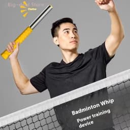 M Size Badminton Training Aid - Lightweight Portable Swing Force/Wrist Strength Generator for Correcting High Ball Posture
