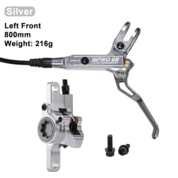 Bicycle Hydraulic Disc Brake 2 Piston MTB Brake Caliper IIIPRO E2 Mountain Bike Brake Oil Pressure 800/1550mm Front Rear Brake
