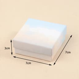 1Pcs Ink Cloud/Marble/Internet Celebrity Paper Box Kraft Paper Handbag Charm Bracelet Necklace Pendant Jewelry Display Gift Box