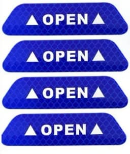4Pcs/Set Car sticker Door Safety Warning Reflective Stickers Reflective Strip Warning Luminous Universal Accessories