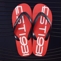 Hawaii Print Slippers Men Flip Flops Beach Sandals Non-Slip Flat Shoes Casual Slipper Indoor House Shoes for Men Outdoor Slides
